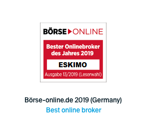 Awarded best online broker 2019 by Boerse Online